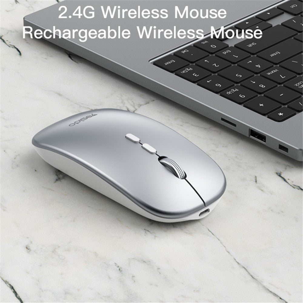 KB15-Rechargeable-2.4G-Wireless-Photoelectric-Mouse-Frosted-Quiet-Computer-Laptop-Mice