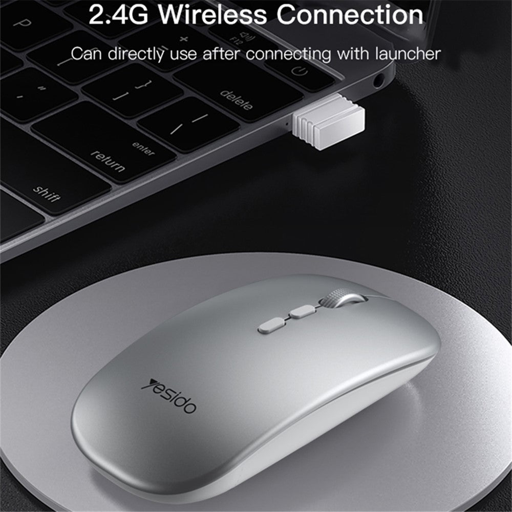 KB15-Rechargeable-2.4G-Wireless-Photoelectric-Mouse-Frosted-Quiet-Computer-Laptop-Mice