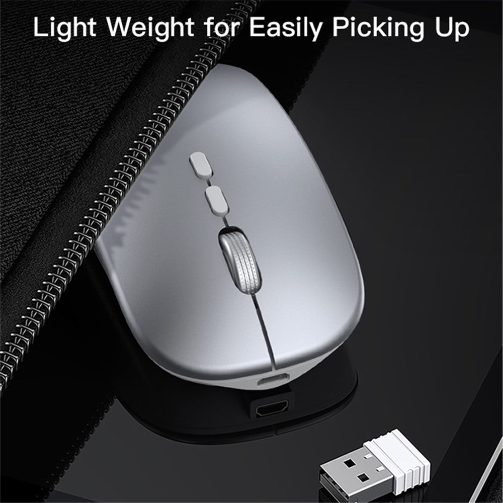 KB15-Rechargeable-2.4G-Wireless-Photoelectric-Mouse-Frosted-Quiet-Computer-Laptop-Mice
