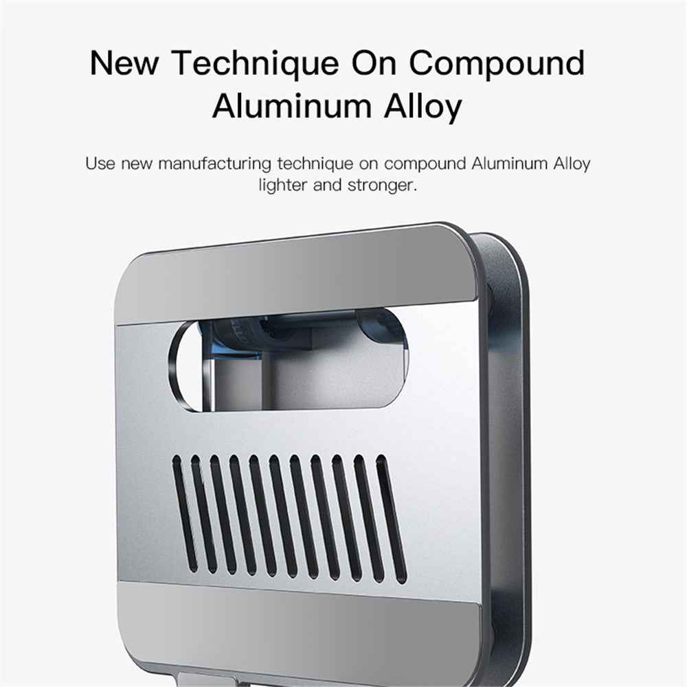 LP04 Adjustable Aluminum Alloy Laptop Riser Desktop Stand Holder for Notebook Computer