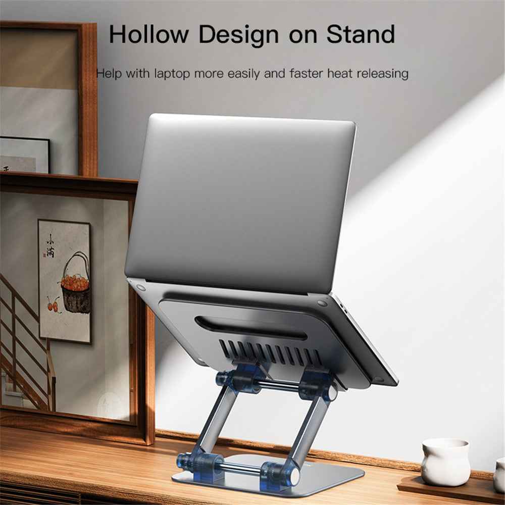 LP04 Adjustable Aluminum Alloy Laptop Riser Desktop Stand Holder for Notebook Computer