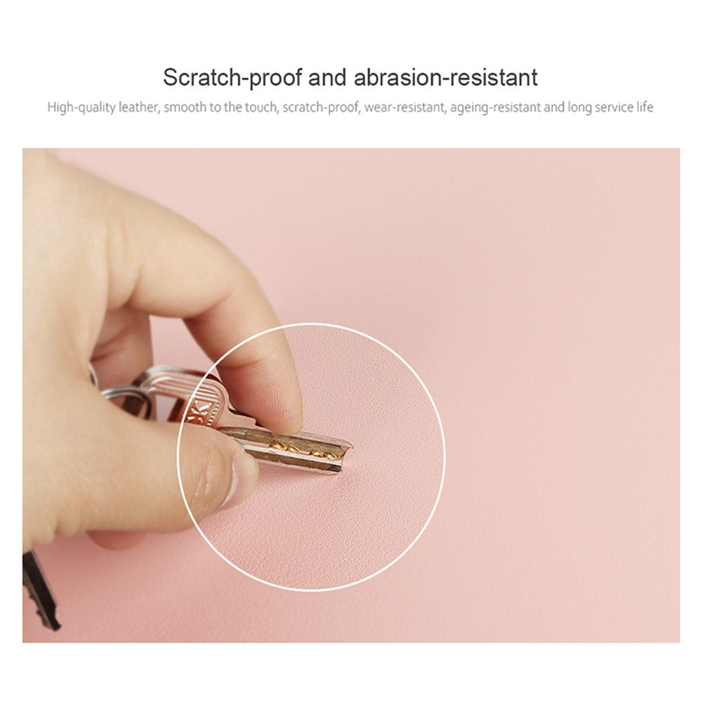 ZD01-90x40cm-Extra-Large-Office-Computer-Desk-Mat-Double-sided-Table-Keyboard-Mouse-Pad-Pink/Silver