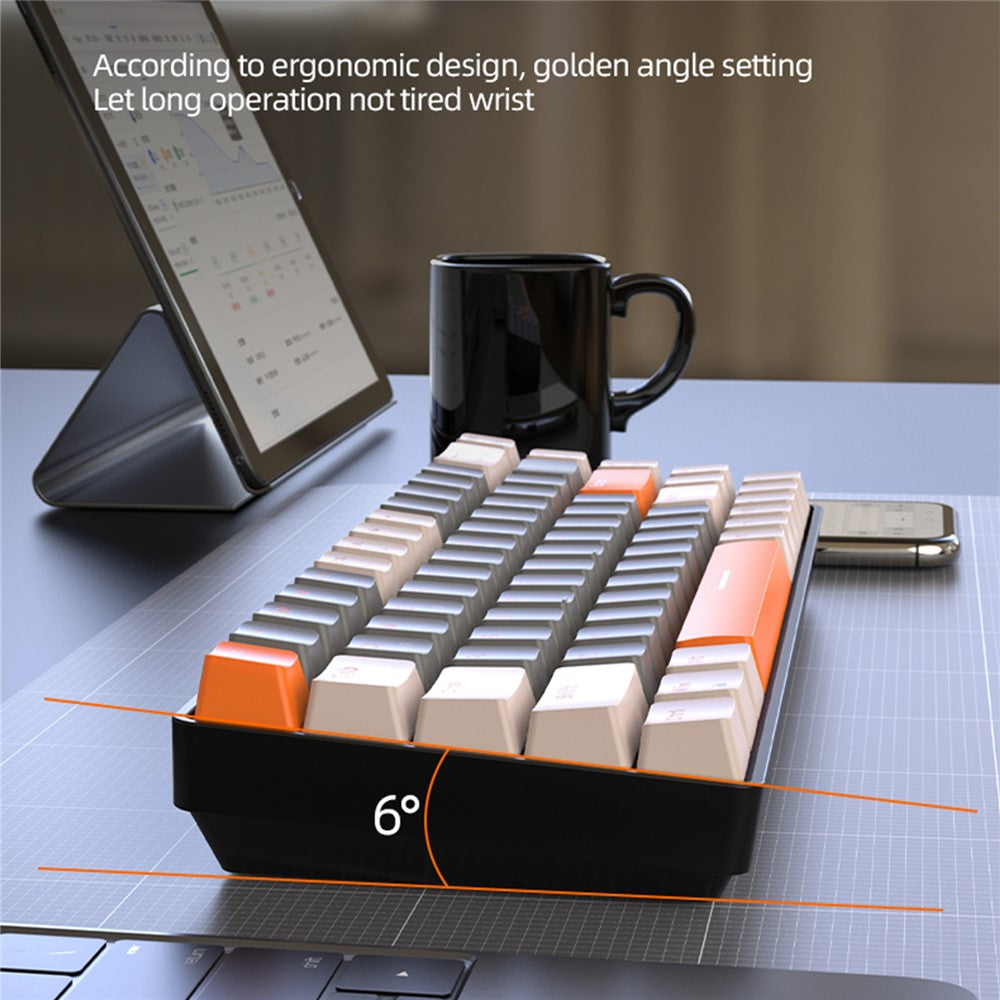 K68-Wireless-Mechanical-Keyboard-2.4G-/-Bluetooth-compatible-Dual-Mode-68-Key-Keyboard-Glimmer+Red-Switch