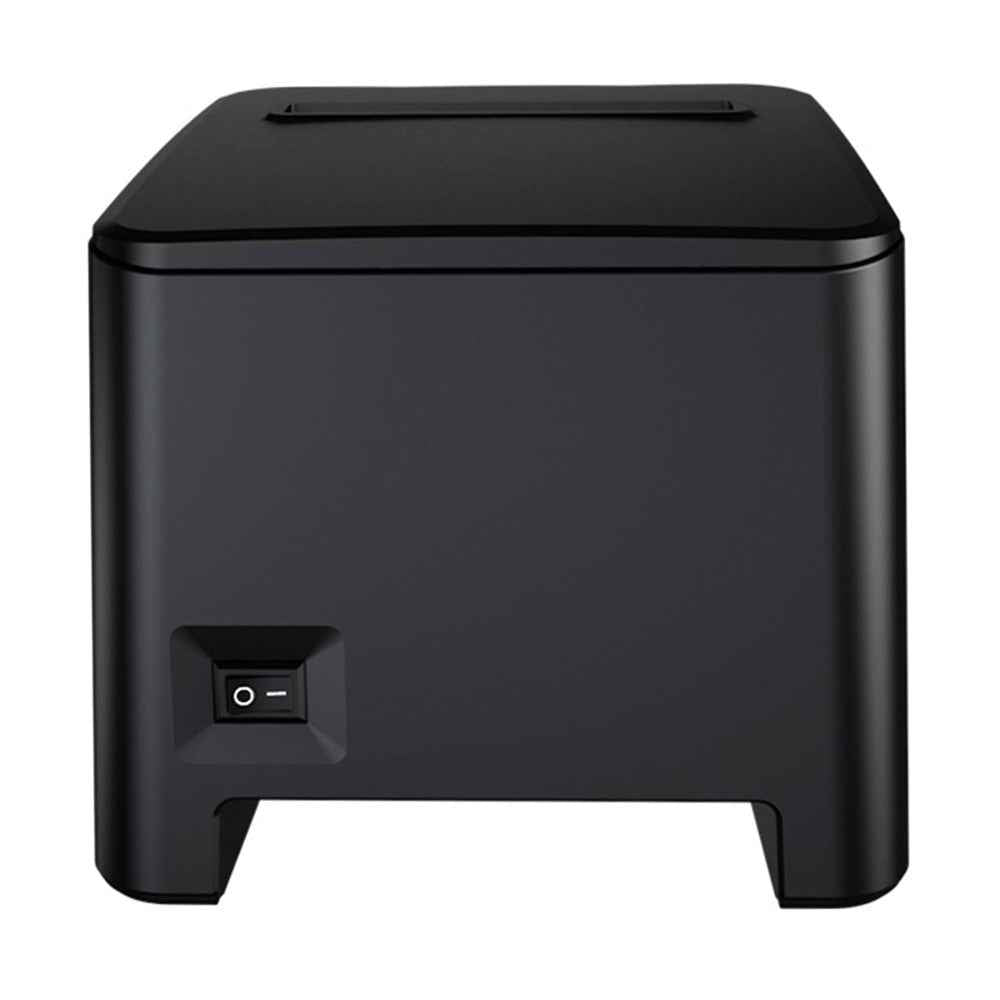 ZJ-8370 80mm Direct Thermal Receipt Printer USB LAN Bluetooth-compatible POS Printer with Auto Cutter - Black / US Plug